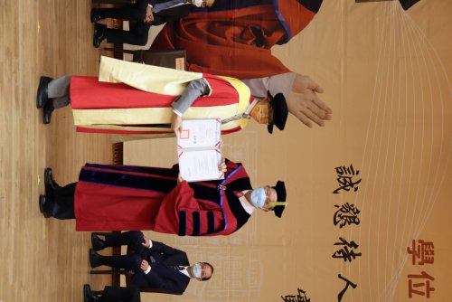 111年6月9日黃昆輝先生名譽博士學位頒授典禮-3